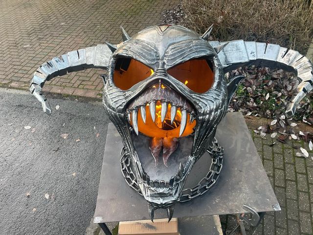 Iron Maiden Legacy of The Beast Fire Pit