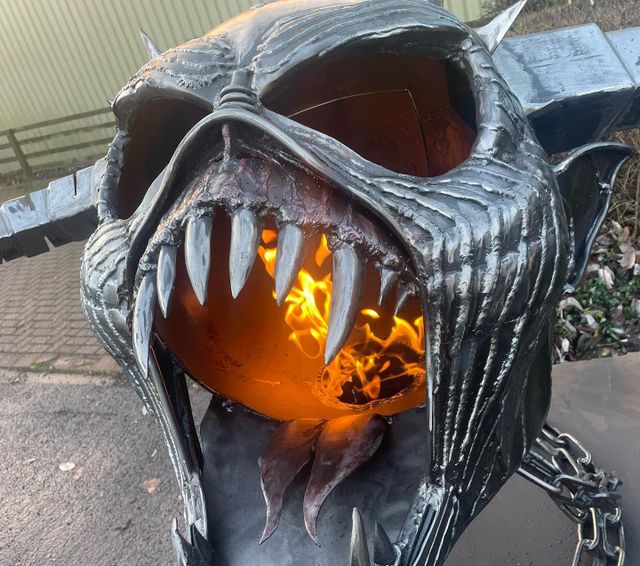 Iron Maiden Legacy of The Beast Fire Pit