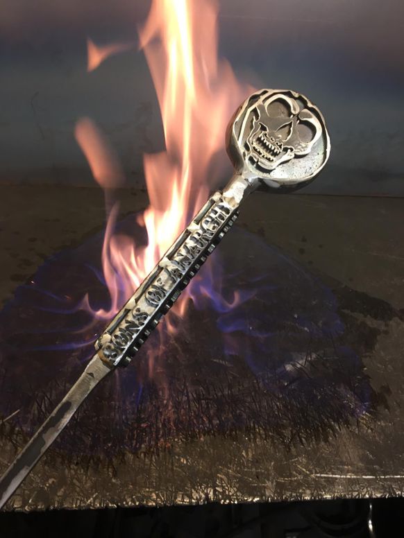 THE SONS OF ANARCHY THEMED FIRE STOKER