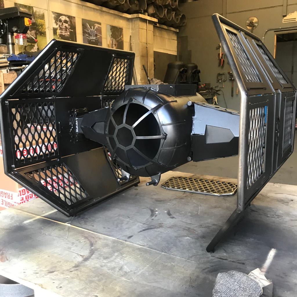 TIE FIGHTER FIRE PIT & GRILL