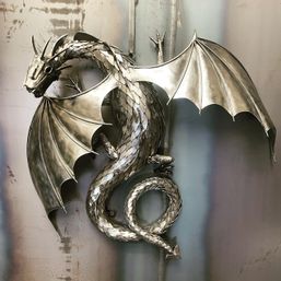 Wall Dragon Sculpture Desktop Image