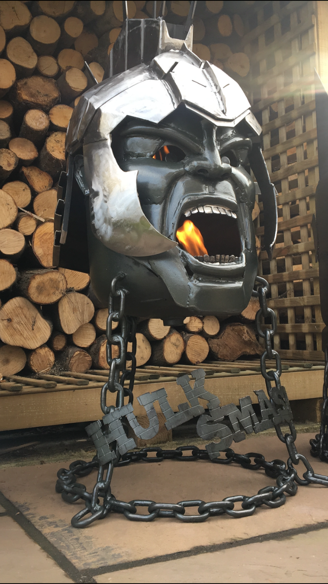 The Hulk 'Thor Ragnarok' themed Wood Burner 