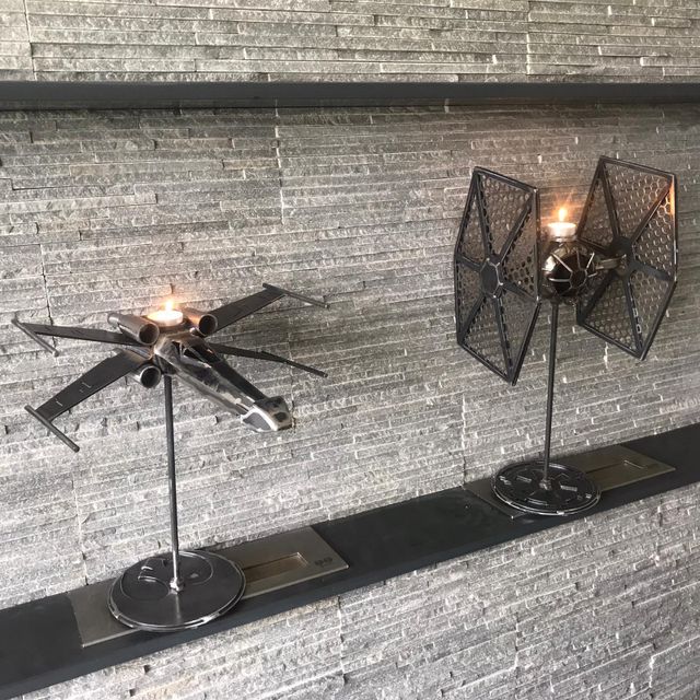 X WING CANDLESTICK
