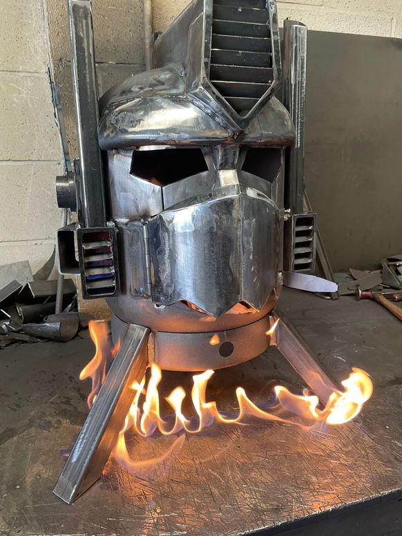 Optimus Prime Wood Burner