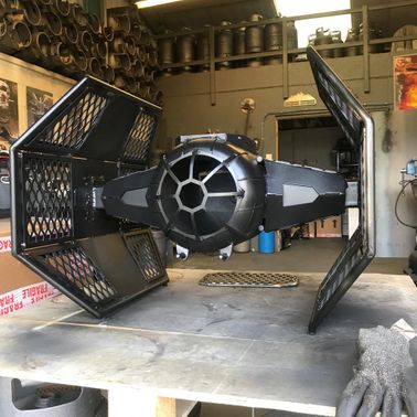 TIE FIGHTER FIRE PIT & GRILL