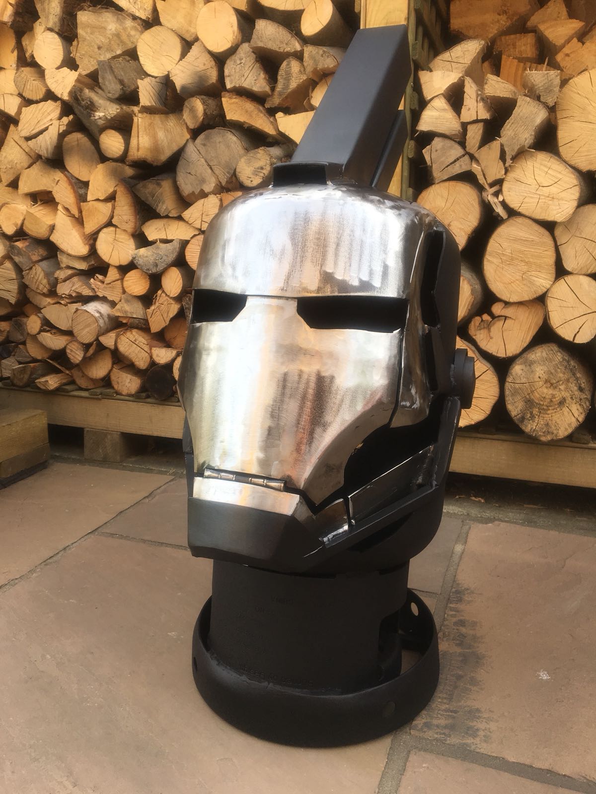 Ironman War Machine Wood Burner