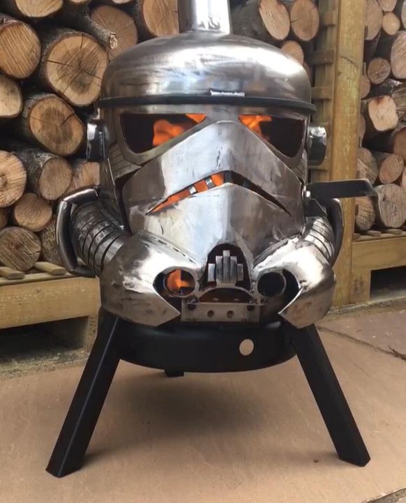 Storm Trooper Wood Burner