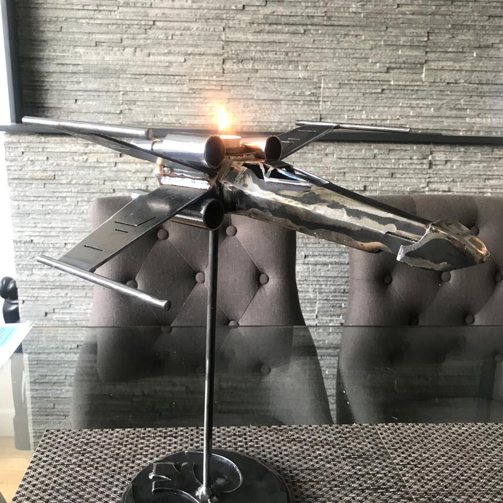 TIE FIGHTER & X WING CANDLESTICKS