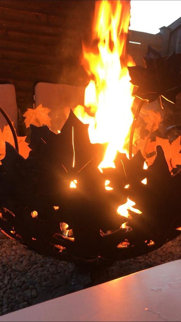 Autumn Leaf Fire Pit