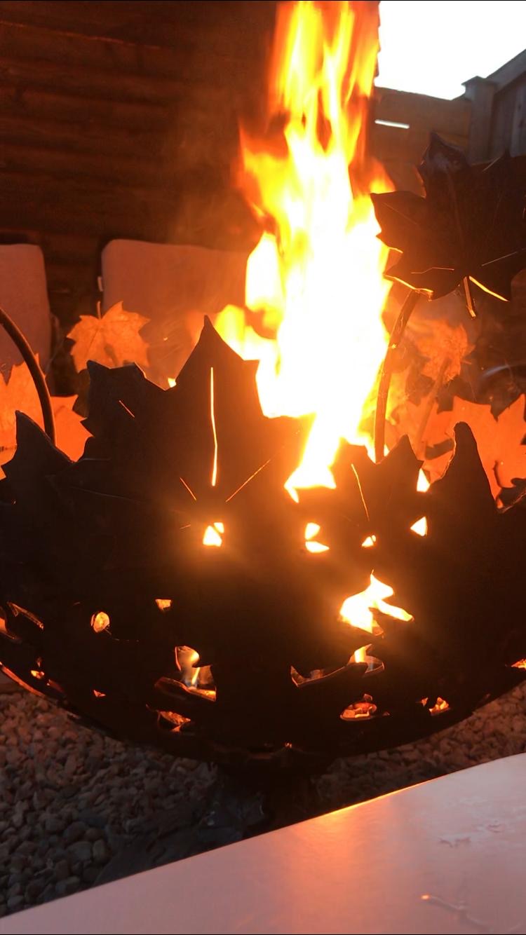 Autumn Leaf Fire Pit